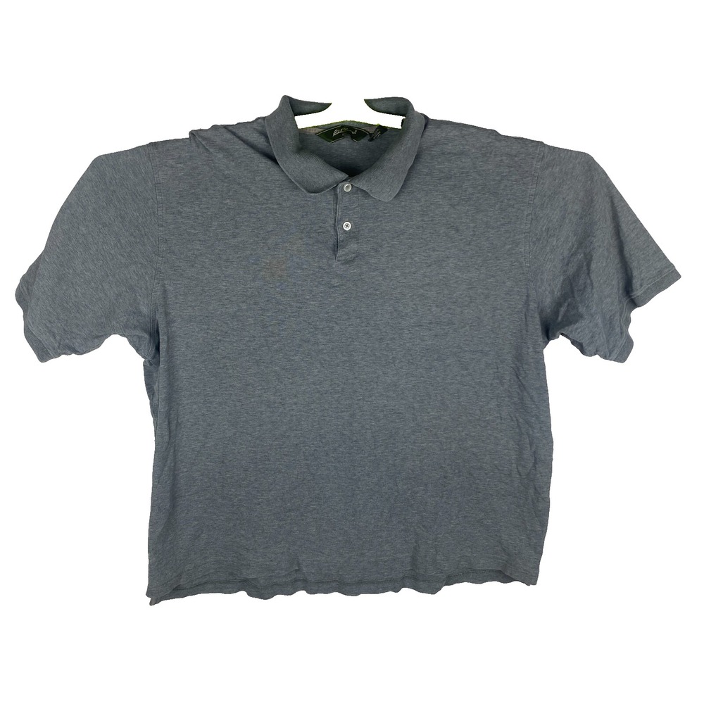 Eddie Bauer Mens Gray Effortlessly Stylish Soft Touch Golf Polo Shirt Size‎ XXL